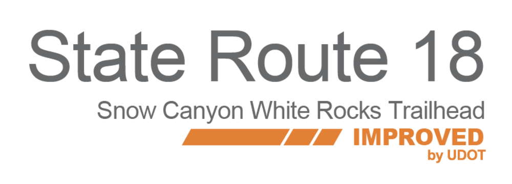 State Route 18 - Snow Canyon White Rocks Trailhead