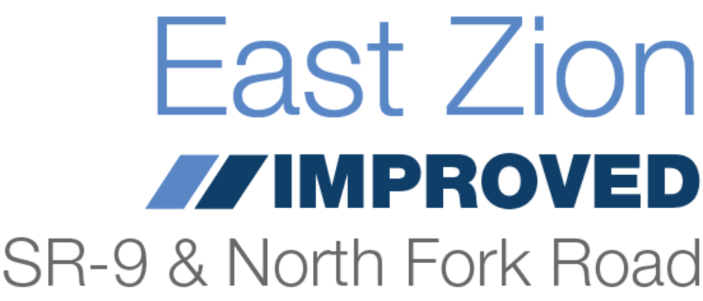 East Zion Improved SR-9 and North Fork Road Logo