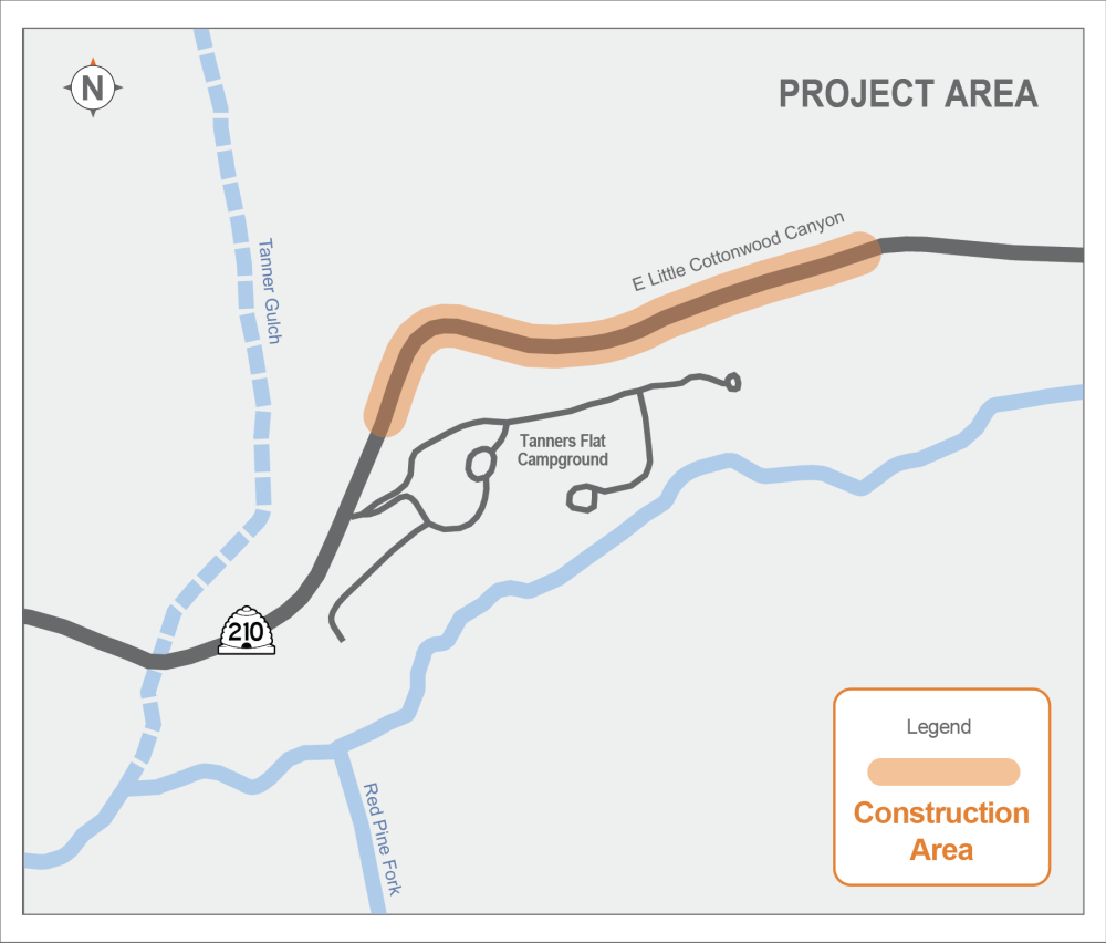 Little Cottonwood Maintenance | SR 210 | Tanners Flat Campground