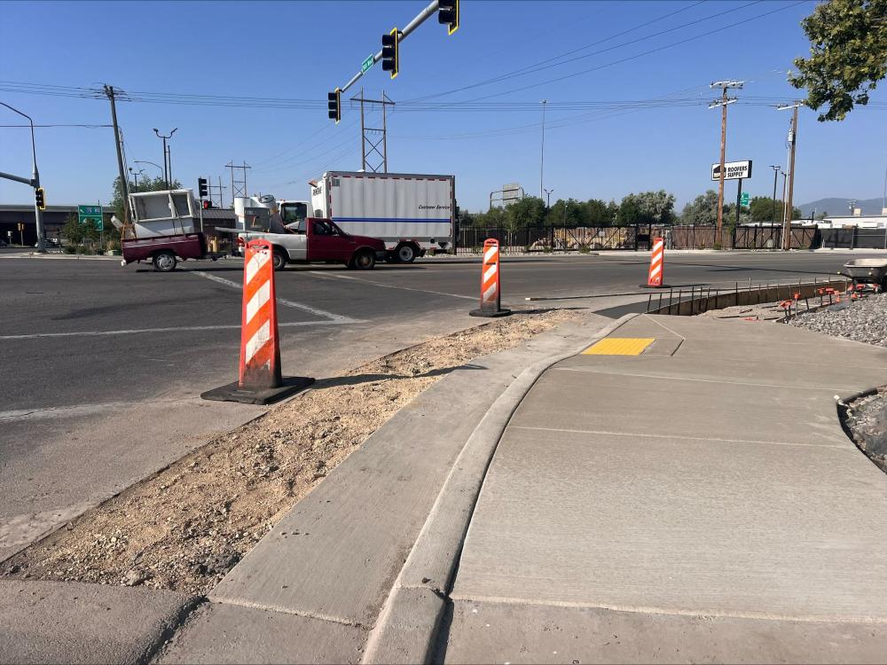Pedestrian Ramp upgraded at 900 W and 2100 S